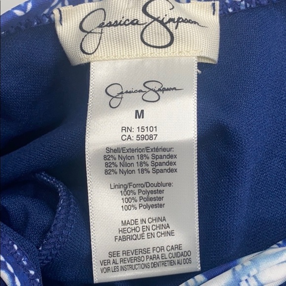 JESSICA Simpson Tie Dye Strappy Back One Piece - Picture 15 of 15